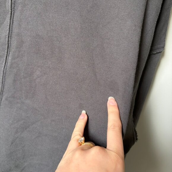 Aerie Gray Oversized Crewneck Women's XS - Picture 7 of 9